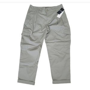 Lauren Ralph Lauren Women's Micro Sanded Twill Ankle Cargo Pant NWT Size 4